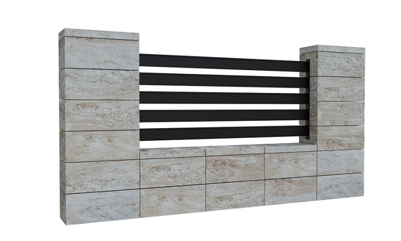 Ogrodzenie Gladkie Styrobud Fini Cappuccino 800x480