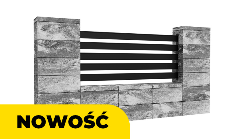 Ogrodzenie Gladkie Styrobud Fini Szara Perla 1 1 800x480